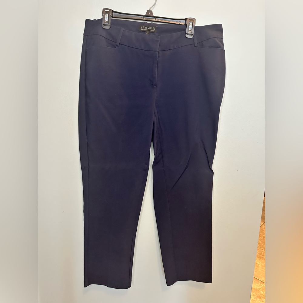 Eloquii Navy Blue Women's Pants